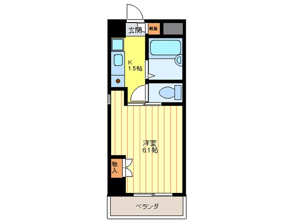 アベニュ－サンリットの物件間取画像